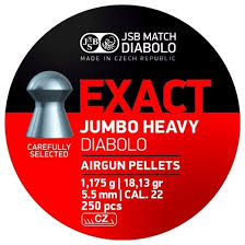 JSB Jumbo RS cal. 5.52 (.22) lövedék, 500 db.